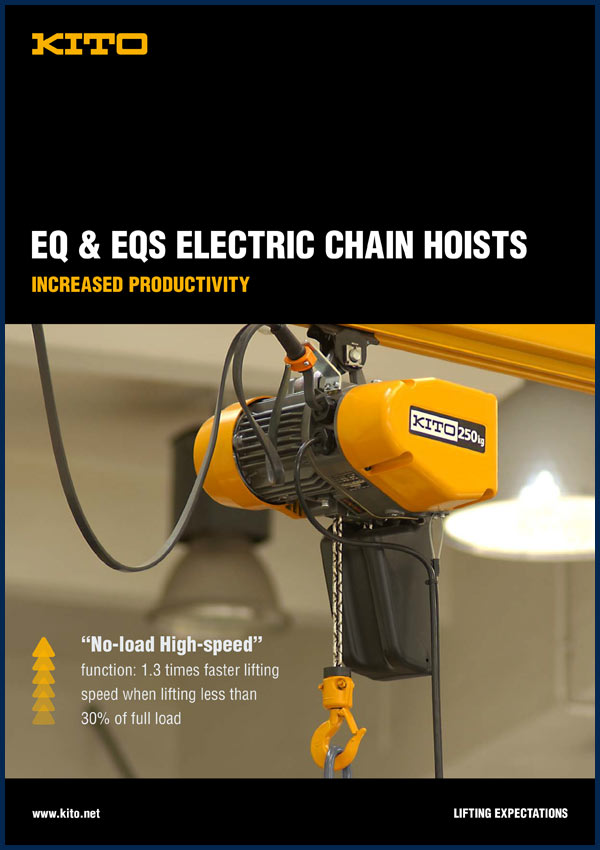 Kito EQ/EQS Elektrische Takels Brochure