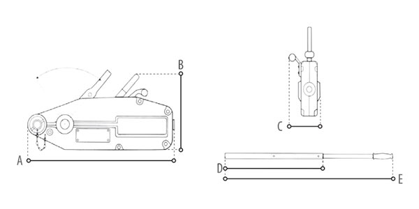 DELTAFOR Staaldraadtakel aluminium Tech Data